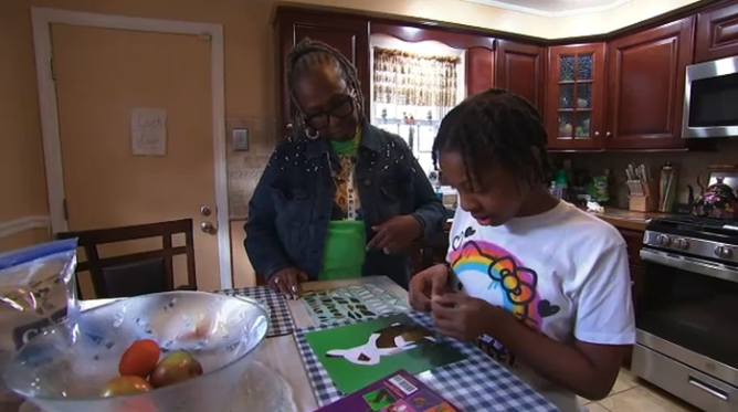 Darlene McGlotten-Whitehead and granddaughter Laila.